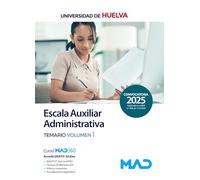ESCALA AUXILIAR ADMINISTRATIVA TEMARIO 1 UNIVERSIDAD HUELVA