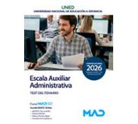 Escala Auxiliar Administrativa. Test del temario. Universidad Nacional de Educación a Distancia (UNED)