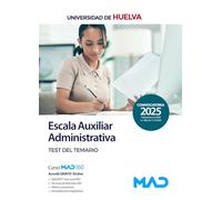 ESCALA AUXILIAR ADMINISTRATIVA TEST TEMARIO UNIVERSIDAD HUE