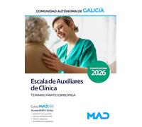 ESCALA AUXILIAR CLINICA TEMARIO PARTE ESPECIFICA COMUNIDAD G