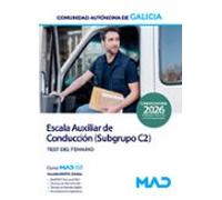escala auxiliar de conducción (subgrupo c2). comunidad autónoma d e ga