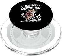 Escala cada aventura de gato lindo Meowntain PopSockets PopGrip para MagSafe