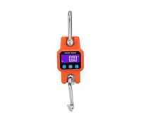 Escala colgante, Báscula electrónica portátil con gancho, báscula colgante, báscula de elevación mini con carga Bluetooth for uso doméstico Pantalla de alta definición(Orange)