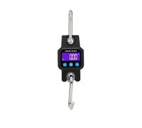 Escala colgante, Báscula electrónica portátil con gancho, báscula colgante, báscula de elevación mini con carga Bluetooth for uso doméstico Pantalla de alta definición(Black with BT)