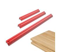 Escala de arquitecto, herramientas de medición duraderas de 3 piezas en diseño robusto, regla de aluminio del arquitecto y herramientas de medición, para construcción carpintería guía de dibujo
