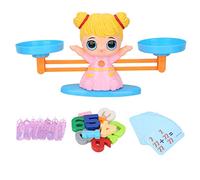 Escala de equilibrio de partidos Número para niños Juego de resta para sumar Juguete educativo para niños Juego de equilibrio matemático para niños que aprenden Material ABS (muñeca princesa)
