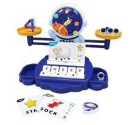 Escala de equilibrio matemático para Les, Astronaut Math Balance Toys,Juego de rompecabezas de equilibrio de astronautas | Adición y ayuda de enseñanza de resta, actividad de conteo preco