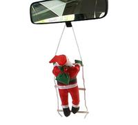 Escala de Escalada genérica de Santa Claus - Tela 1pc, Cuerda Escalando Santa Claus, Escala De Ascenso Al Árbol De Navidad | Decoración De Vacaciones, Ventana, Pared, Decoración De
