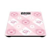 Escala de grasa corporal, escala de composición corporal - Smart Body Analyzer Scale Monitor | Pesadora digital de alta precisión con temperatura, analizador de salud inalámbrico para IMC, composición