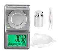 Escala de joyería - 50g/0.001g Mini balanza de balanza de miligramos electrónica portátil digital de alta precisión con pantalla LED