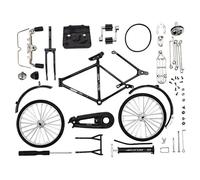 Escala de Modelo de Bicicleta de Bricolaje, 51pcs 1:10 simulación Retro aleación Mini Modelo de Bicicleta, Mini de