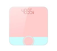 Escala de peso corporal for la gente, con pilas de la báscula de baño digital con la esquina redonda, Escala cuerpo preciso con Paso-On Technology, 400 libras Max - regalos de Halloween (Color : B)