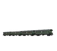 Escala H0 BRAWA 46779 Vagones Bif-28/Bi-28/Bi-28 Y Bi-28 DB, 4er-Set