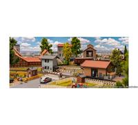 Escala H0 Kit Construcción FALLER 190141 Set de Acción En Paso a Nivel Nuevo Ovp