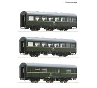 Escala H0 Roco 6200009 - 3-tlg. Set 1 : Coche de Pasajeros,Dr Nuevo en Caja