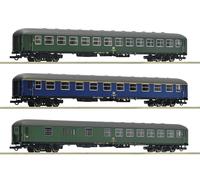 Escala H0 Roco 6200051 - 3-tlg. Set 1 : D 377 „Hispania-Express “, DB Nuevo Ovp
