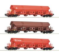 Escala H0 Roco 6600153-3-tlg. Set: Vagón con Techo Inclinable, DB Ag Nuevo Ovp