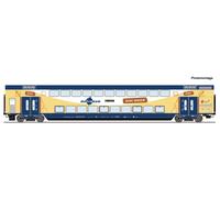 Escala H0 Roco AC 6220107 - Vagón de Doble Estiba 2. Clase, Metronom Nuevo Ovp