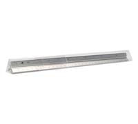 Escala liderpapel aluminio forma triangular con funda protectora longitud 30 cm 1:20 1:25/1:50/1:75/1:100/1:150 - EL01