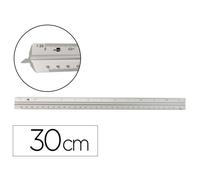 Escala liderpapel aluminio forma triangular con funda protectora longitud 30 cm 1:20 1:25/1:50/1:75/1:100/1:150