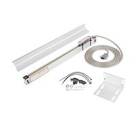 Escala lineal, 300 mm 12 "Torno Molino Codificador de lectura digital Regla de medición electrónica Codificador lineal óptico para JCS900-2AE/3AE DRO