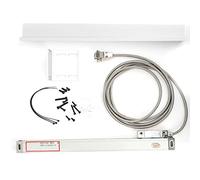 Escala lineal de lectura digital DRO Escala lineal alta de 5 um para fresadora JCS900 2AE 3AE con cuerpo fundido a presión de aleación de aluminio 0-150 mm 0-250 mm 0-350 mm (Carrera 350 mm)
