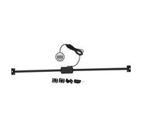 Escala lineal de lectura digital, pantalla LCD digital de aleación de aluminio de acero inoxidable, 001 mm. Resolución con una espalda fuerte, para el uso industrial de máquinas (0-600 mm)