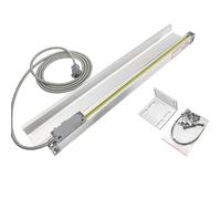 Escala Lineal Digital, Escala lineal de alta precisión de 1um y 5 micras for codificador DRO, regla de vidrio de rejilla óptica, fresadora de torno(500MM)