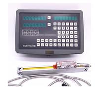 Escala Lineal, Gcs900-2db 2 Torno de molienda de eje Dro Lectura digital y escala lineal de 2 piezas 0-1000mm (conjunto completo con accesorios)
