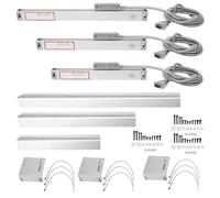 Escala lineal JCS900 2AE 3AE Escala lineal de lectura digital de aleación de aluminio de alta precisión para máquina de torno con tres estilos Rango de medición opcional de 0 300 (Carrera 0-300 mm