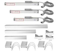 Escala lineal JCS900 2AE 3AE Escala lineal de lectura digital de aleación de aluminio de alta precisión para máquina de torno con tres estilos Rango de medición opcional de 0 300 (Carrera 0-300 mm