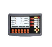 Escala lineal, Kit de lectura digital DRO 3 ejes SDS2-3VA, piezas, regla óptica 5 um, codificador e lineal for máquina fresadora y torno Para torno fresador(Only 3 Axis LCD DRO)