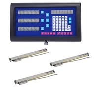 Escala Lineal, Kit de molino de torno ES-17 3 Lectura digital del eje Dro + 3 piezas TTL GS10 0.00 Línea de codificador óptico de escala lineal de 5 mm