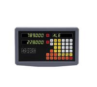 Escala lineal, Kit DRO de 2 ejes SDS2MS for fresadora, torno, cuadrícula, pantalla lectura digital con codificadores e lineal y regla óptica 5 um Para torno fresador(Only 2 Axis DRO)