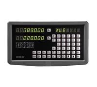 Escala lineal, Kit DRO multilingüe de 2 ejes SDS6-2V for torno fresado, lectura digital, codificador e lineal vidrio y regla rejilla Para torno fresador(DRO-SDS6-2V display)