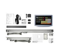 Escala Lineal, SDS2MS 2 Eje DRO Conjunto digital Readou Con Kit 2pcs Escala lineal 5U Longitud 120 mm for 1020mm for torno Molino Cnc Máquina(2 axis dro set 5um)