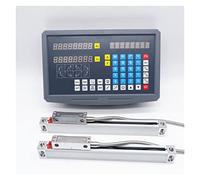 Escala Lineal, SNS-2V 2 Lectura digital del eje 2 piezas 0-1000mm Codificador de escala lineal for máquina de torno de fresado(0.005mm complete kit)
