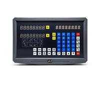 Escala Lineal, SNS-2V 2 Lectura digital del torno de fresado del kit de eje con 2pcs Codificador de escala lineal de la regla óptica de 5um(SNS-2V)