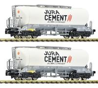 Escala N Fleischmann 6660090-2-tlg. Set: Silo, Wascosa / jura Cemento Nuevo Ovp