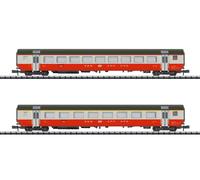 Escala N Trix Minitrix 18721 Set de Vagones Tren" Swiss Express "Pieza 2 Nuevo