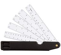 Escala Pardo Abanico 10 Escalas 15 Cm Con Estuche Similpiel