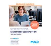 Escala Trabajo Social (A2-04-04). Generalitat Valenciana. Test del temario