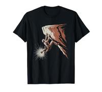 Escalada De Boulder Placa Escalador Minimalista Lineal Camiseta