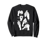 Escalada de Pared sostiene Diagrama Divertido Agarre Escalador de Roca Interior Sudadera