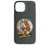 Escalada Deportiva Vintage, Alpine-Ibex, Escalada Carcasa para iPhone 15