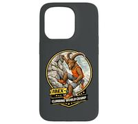 Escalada Deportiva Vintage, Alpine-Ibex, Escalada Carcasa para iPhone 15 Pro