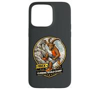 Escalada Deportiva Vintage, Alpine-Ibex, Escalada Carcasa para iPhone 15 Pro MAX
