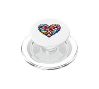 Escalada En Bloque Y El Corazón De La Escalada En Bloque PopSockets PopGrip para MagSafe