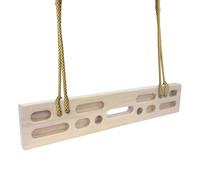 Escalada en Hangboard - Tabla de madera de 19,68 pulgadas | Cuerda de 118,11 pulgadas, 688g, fuerza de agarre de refuerzo, interior y exterior para escaladores, entrenamiento físico, jardín en casa