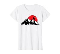 Escalada Escalada en Roca montañas Deportes de Camiseta gráfica económica, Mujer, Blanco, XS